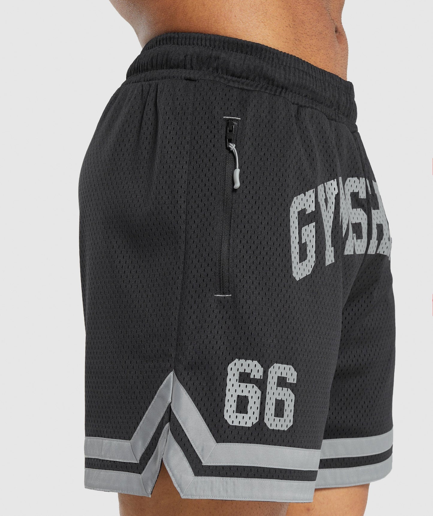 GS-0089 Campus Mesh Shorts - Black