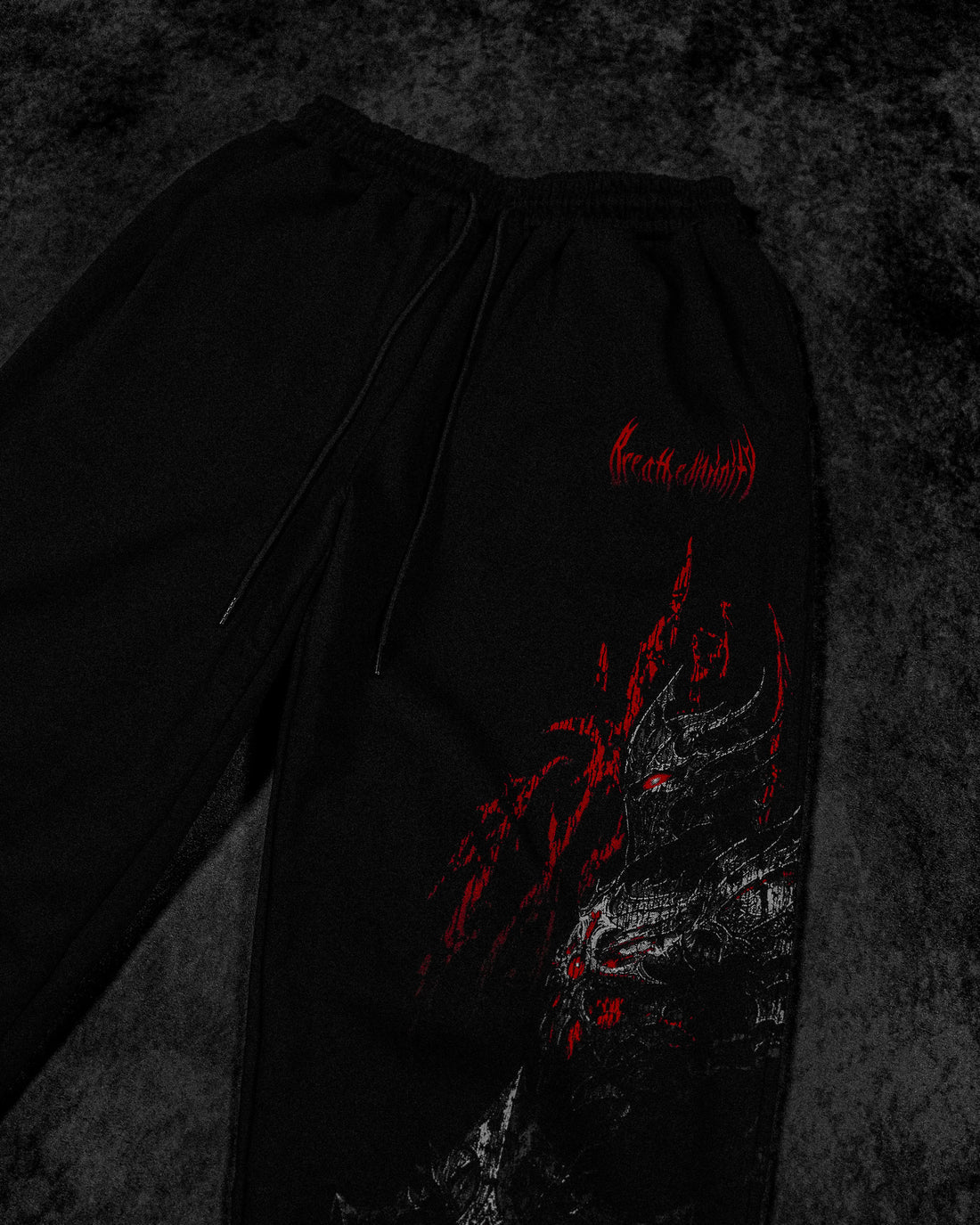 BD-0101 Fallen Knight Uncuffed Banana shape sweatpants [NIGHTMARE]