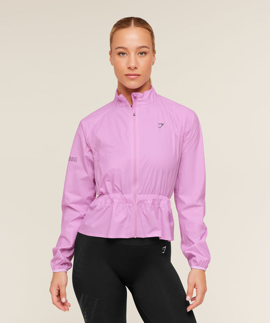 GSW-0089 Running Elite Windproof Jacket - Sour Pink