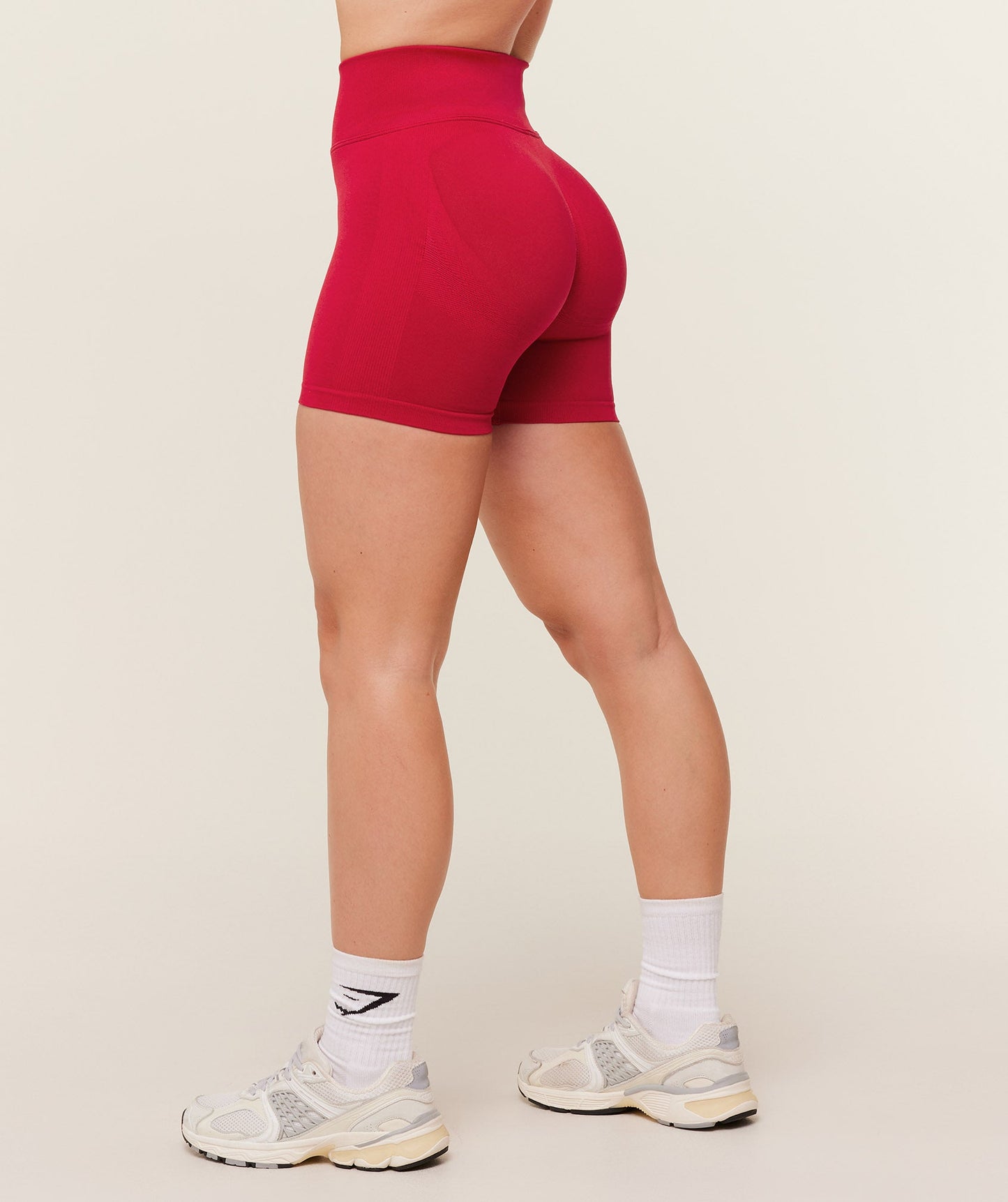 GSW-0086 Lift Seamless Shorts - Carmine Red