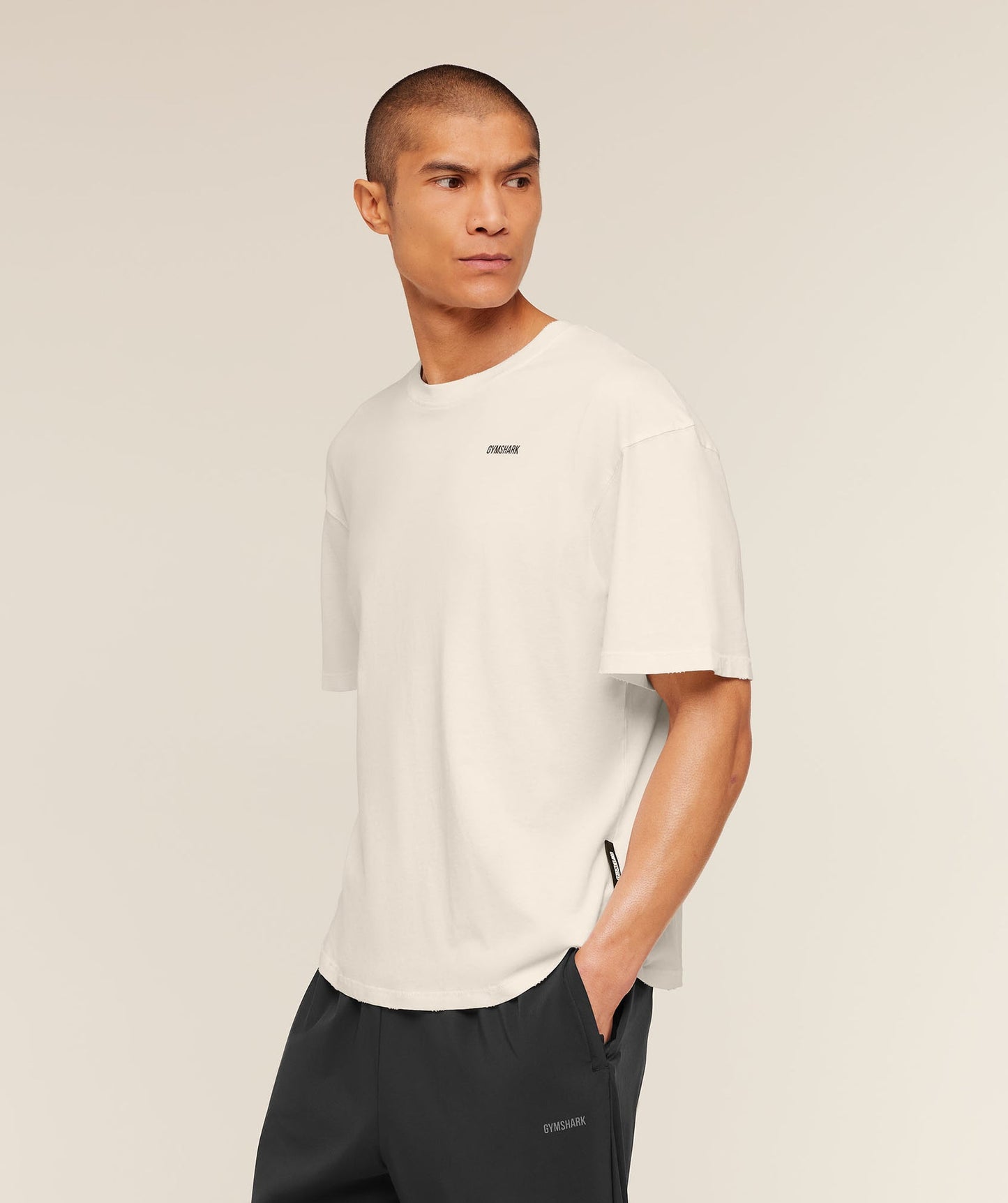 GS-0104 Gymshark x CBUM T-Shirt - Soft White