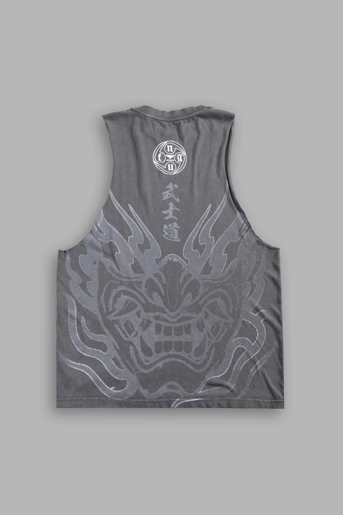 DS-0316 HALF MASK TOMMY MUSCLE TEE IN SLATE GRAY