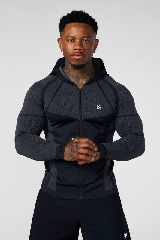 8061 - Apex Compression Zip-Ups - Black