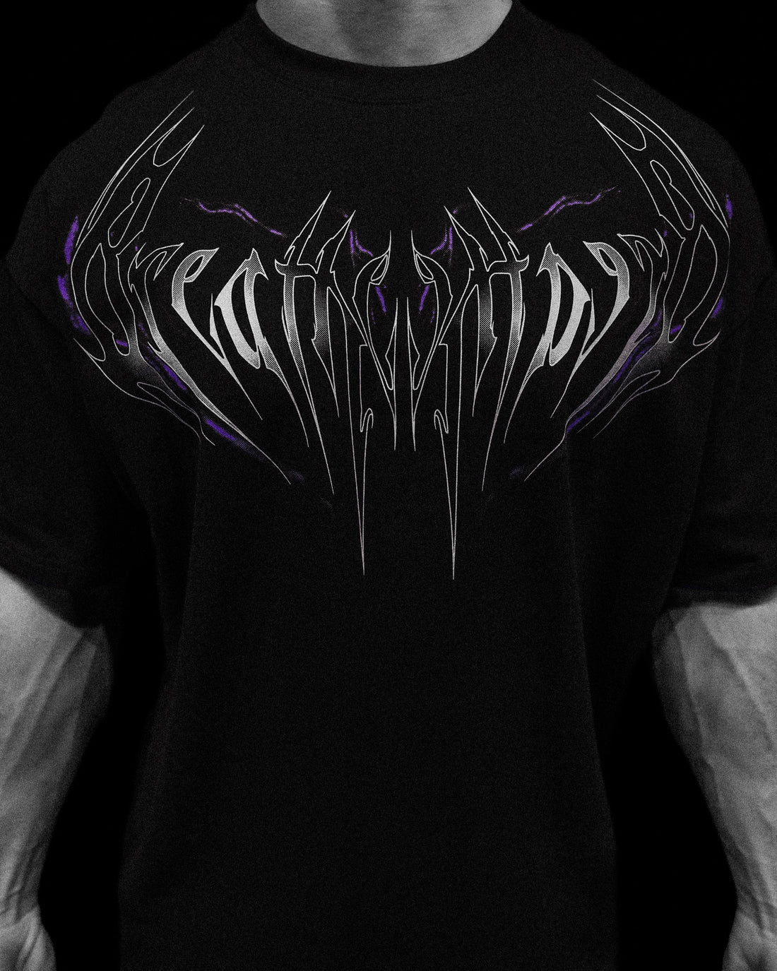 BD-0063 Resurrection Oversized T-Shirt [HOLLOW PURPLE]