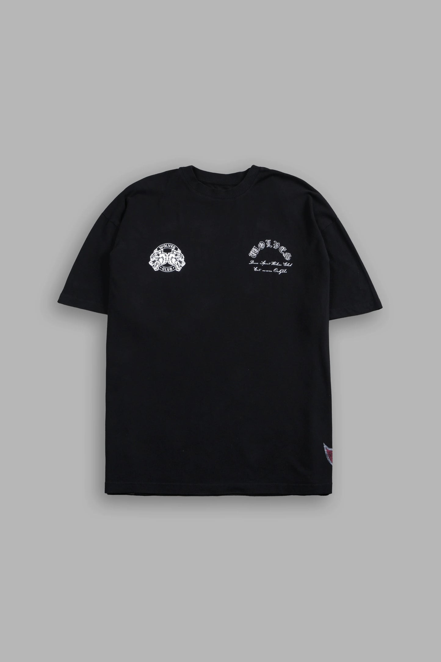 DS-0208 No Pain No Gain Premium Oversized Tee in Black