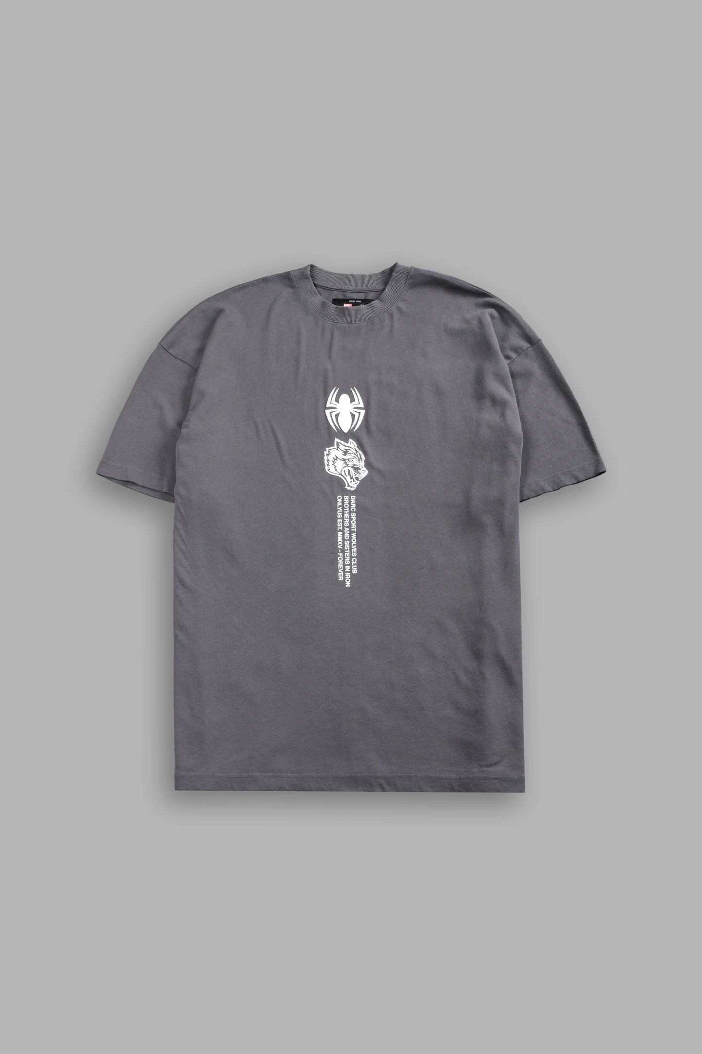 DS-0241 Dark Symbiote Premium Oversized Tee in Slate Gray