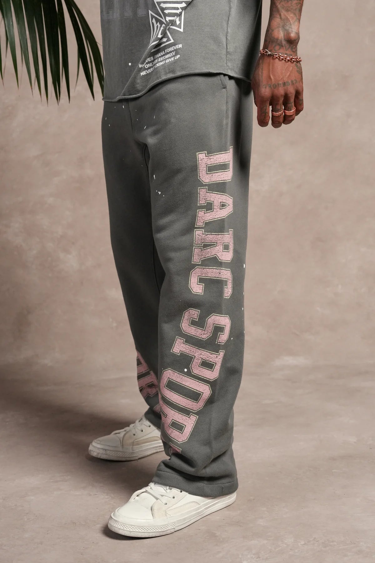 DS-0236 Darc Sport Athletic Club Bigelow Sweat Pants in Slate Gray
