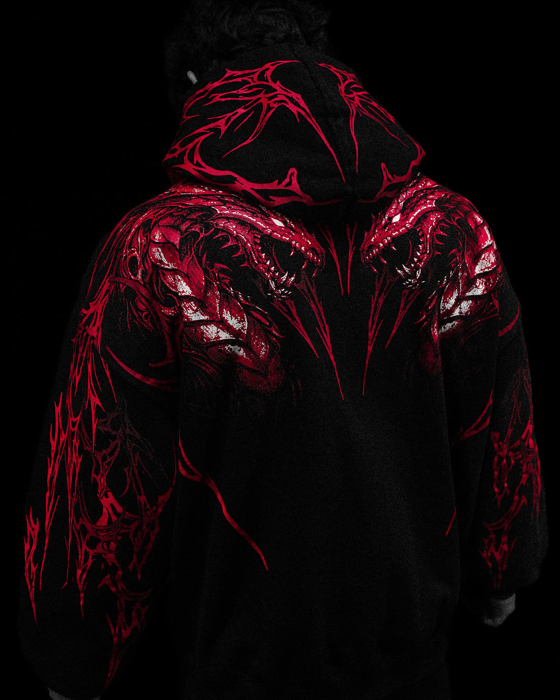 BD-0074 Tarnished Leviathan Oversized Zip-up Hoodie [NIGHTMARE]