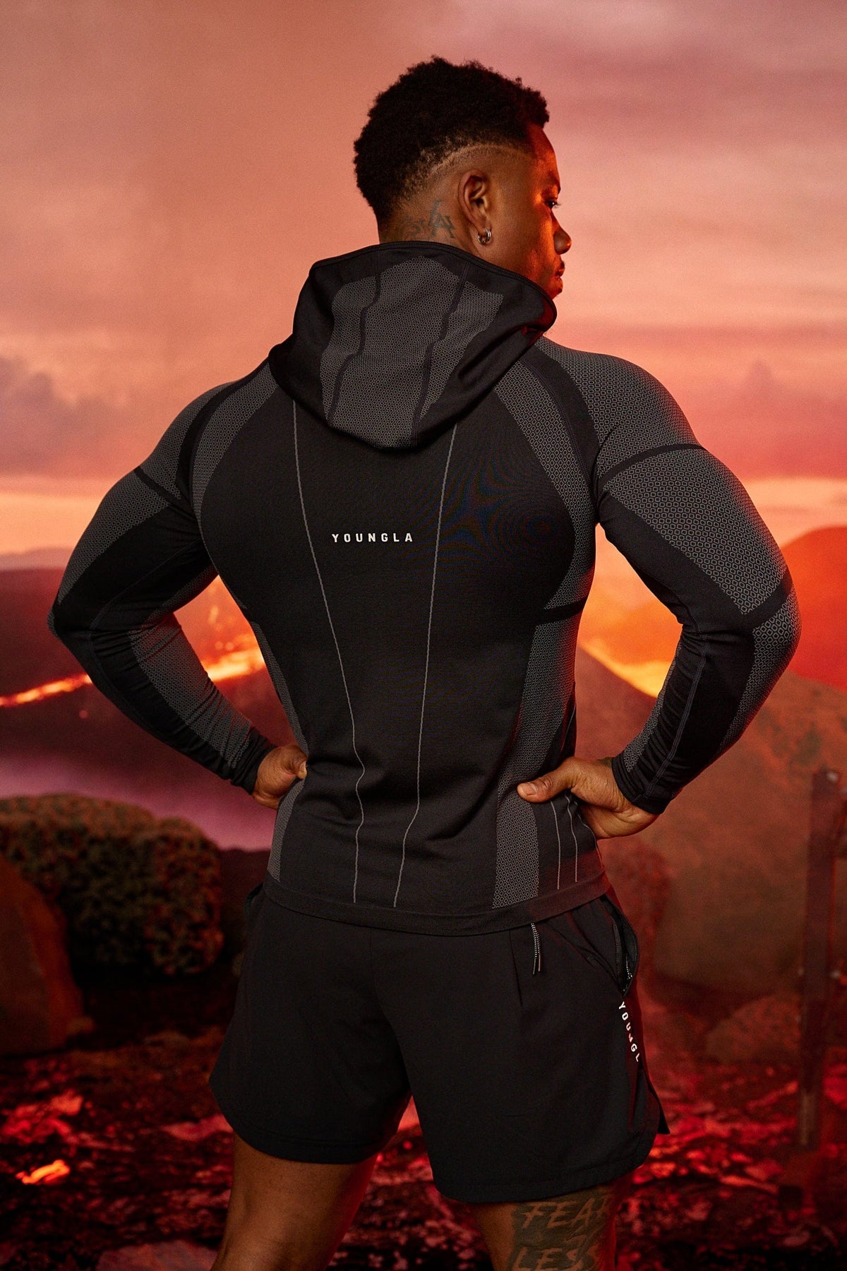 8061 - Apex Compression Zip-Ups - Black