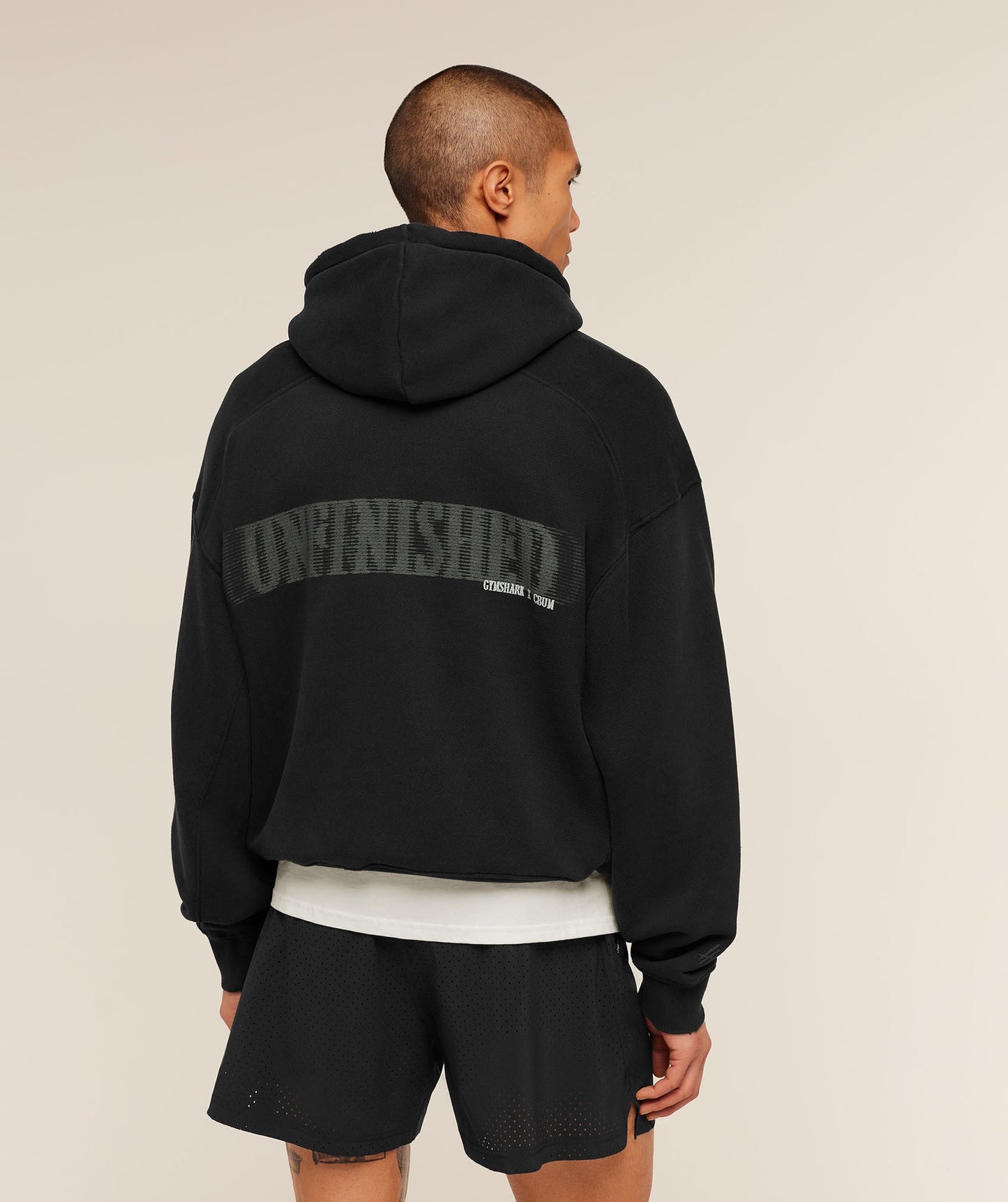 GS-0105 Gymshark x CBUM Washed Hoodie - Black
