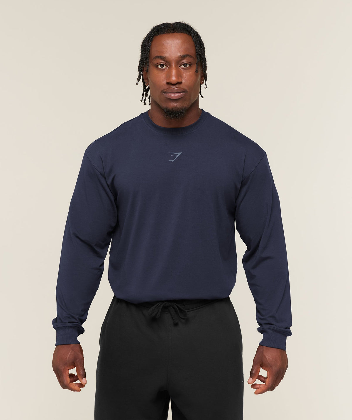 GS-0124 Power Long Sleeve T-Shirt - Heavy Blue/Shadow Blue