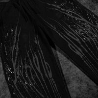BD-0107 Venom Texture Symbiote Banana sweatpants [DARKNESS]