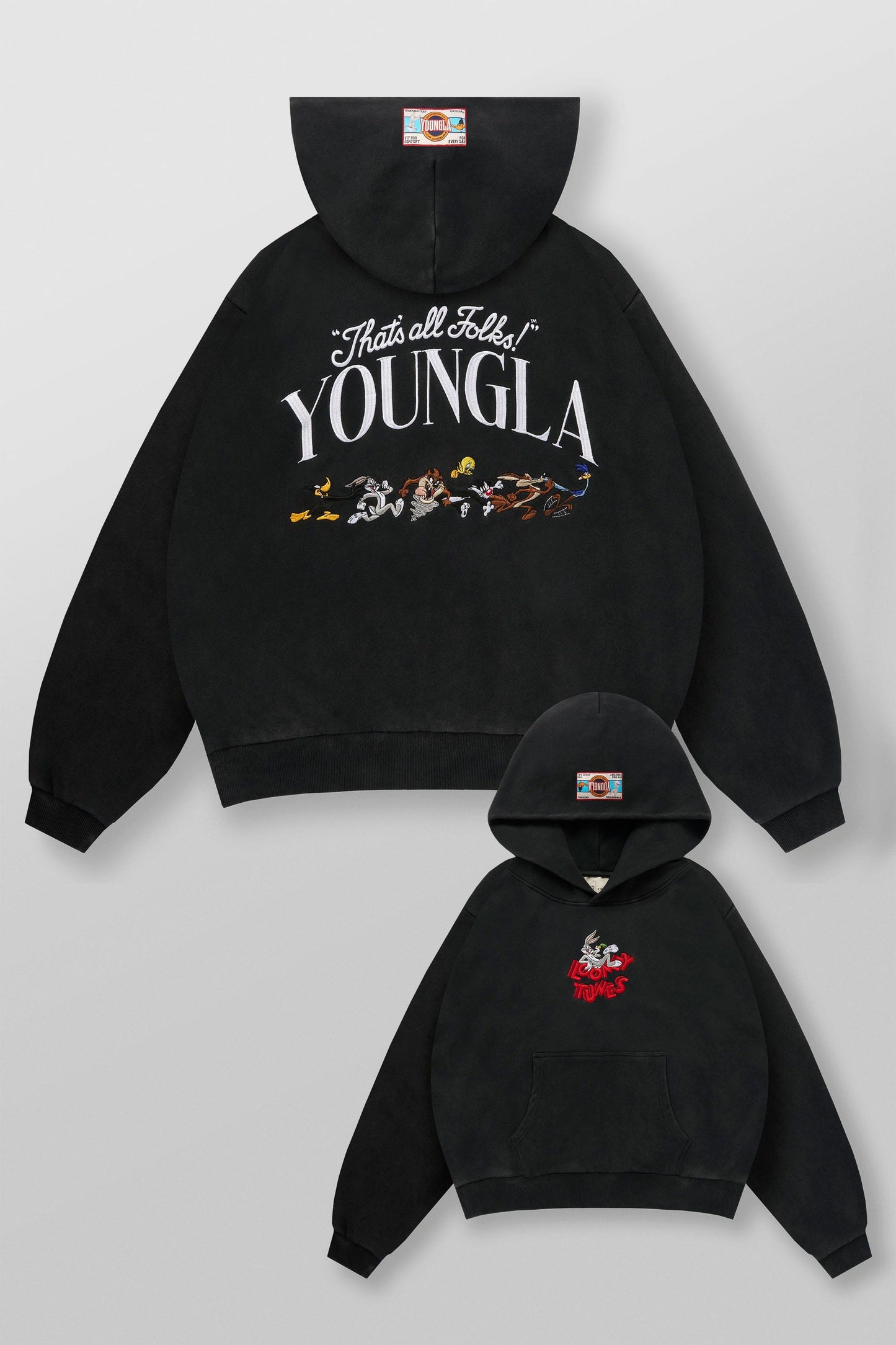 5114 - Looney Tunes Embroidered Hoodies - Last Run