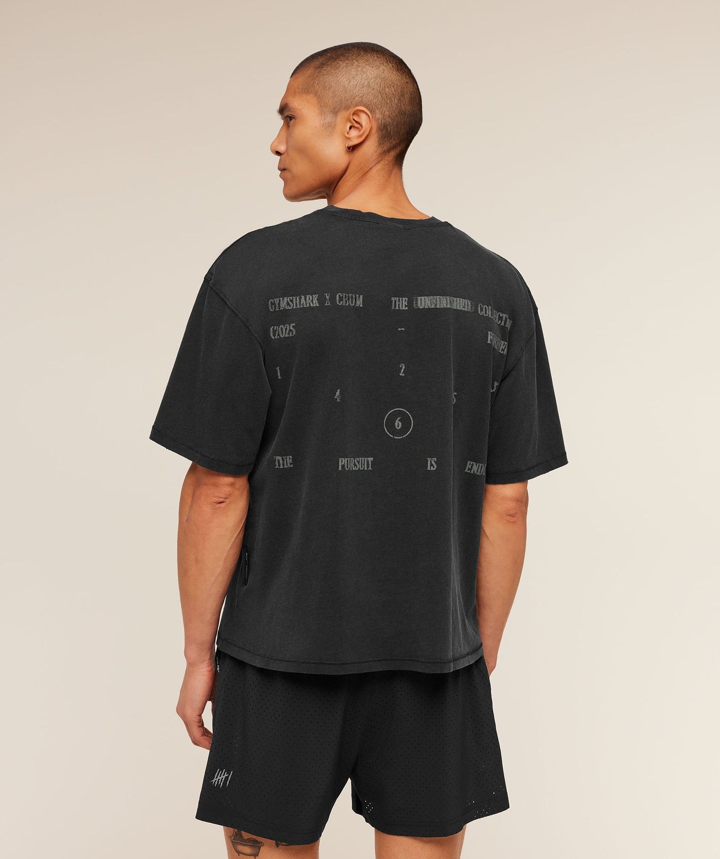 GS-0104 Gymshark x CBUM T-Shirt - Black