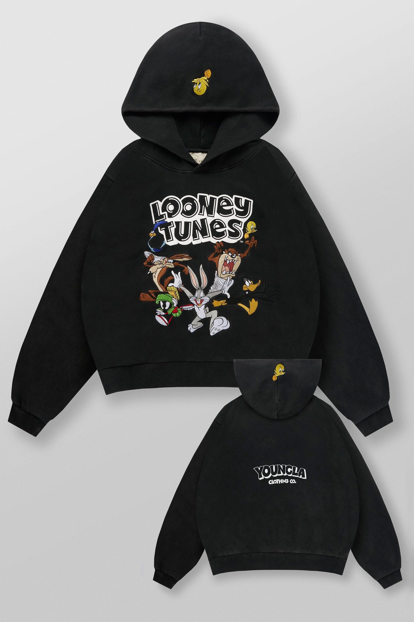 5114 - Looney Tunes Embroidered Hoodies - The Crew