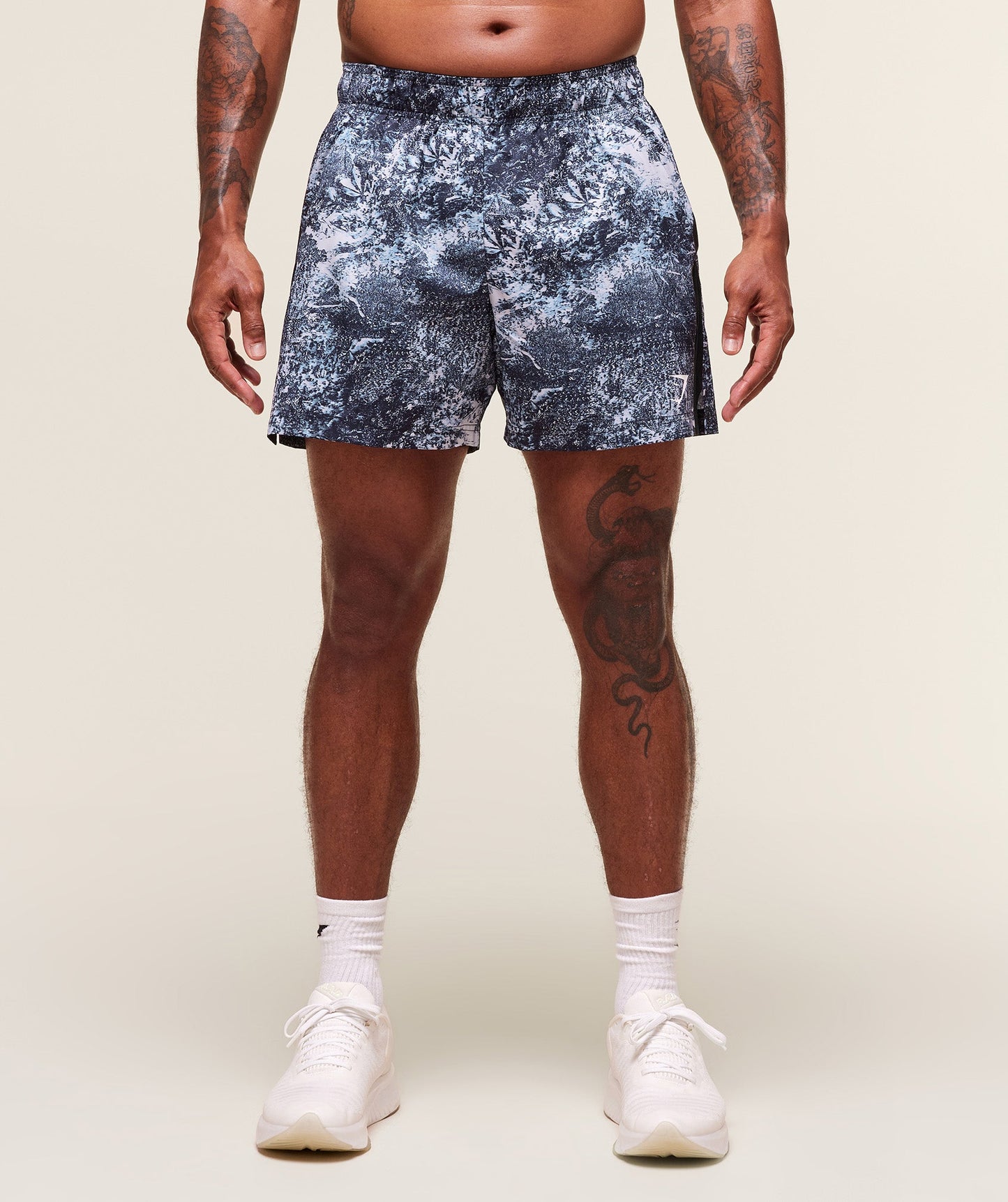 GS-0070 Sport 5” Shorts - Smoke Blue/Black