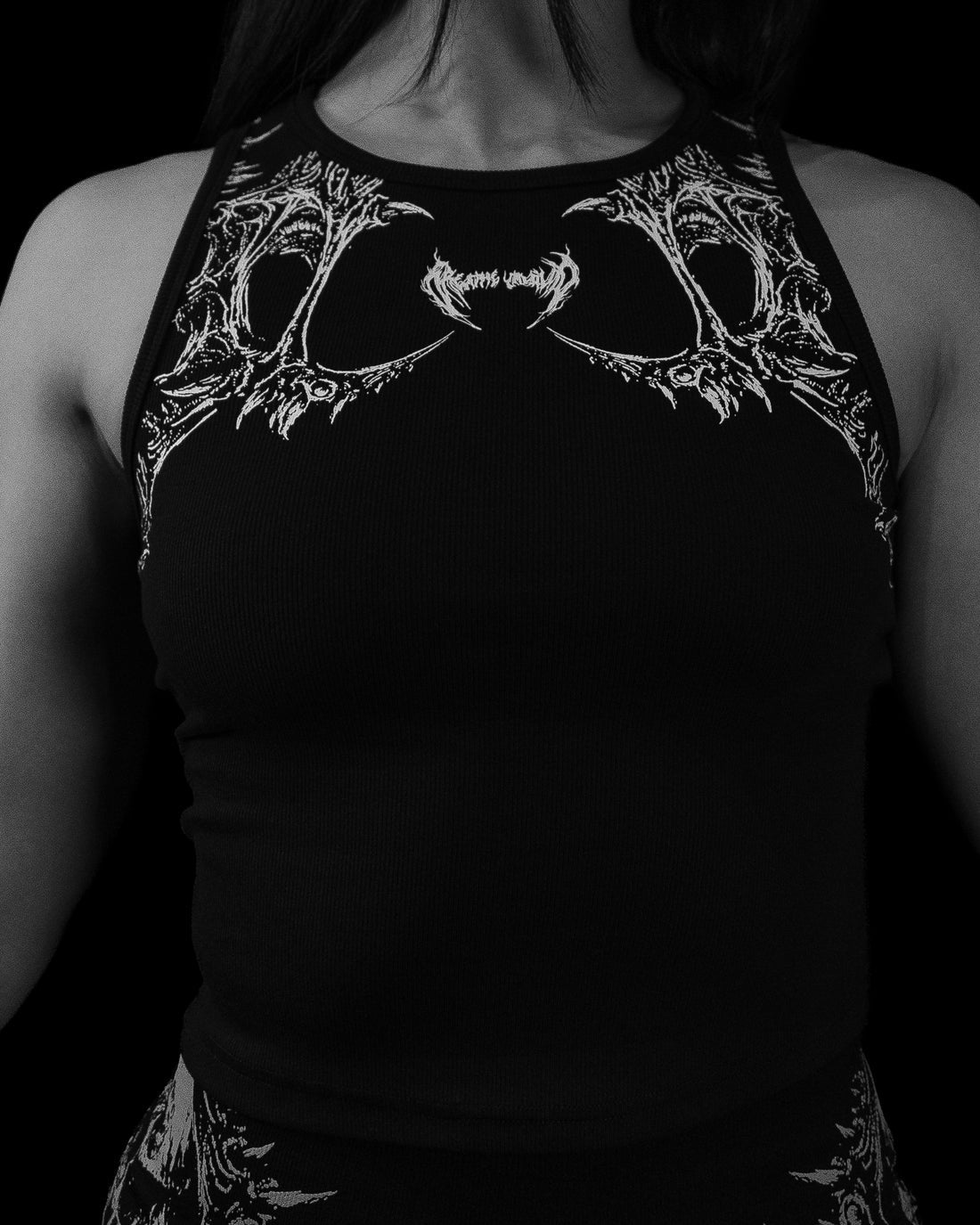 BD-0092 Women's Nightveil Tank top [VOID BLACK]