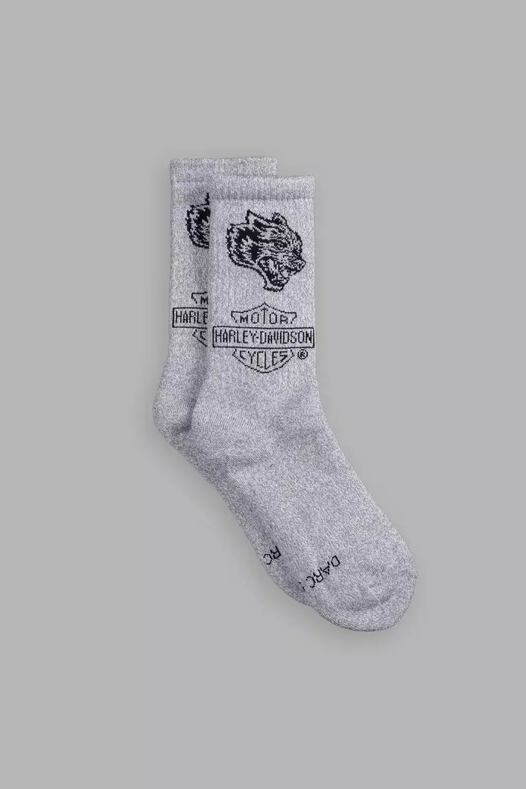 DSA-0006 Darc Sport x Harley-Davidson Classic Socks in Heather Gray