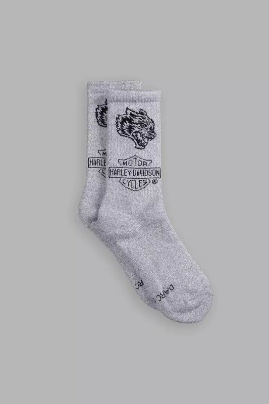 DSA-0006 Darc Sport x Harley-Davidson Classic Socks in Heather Gray