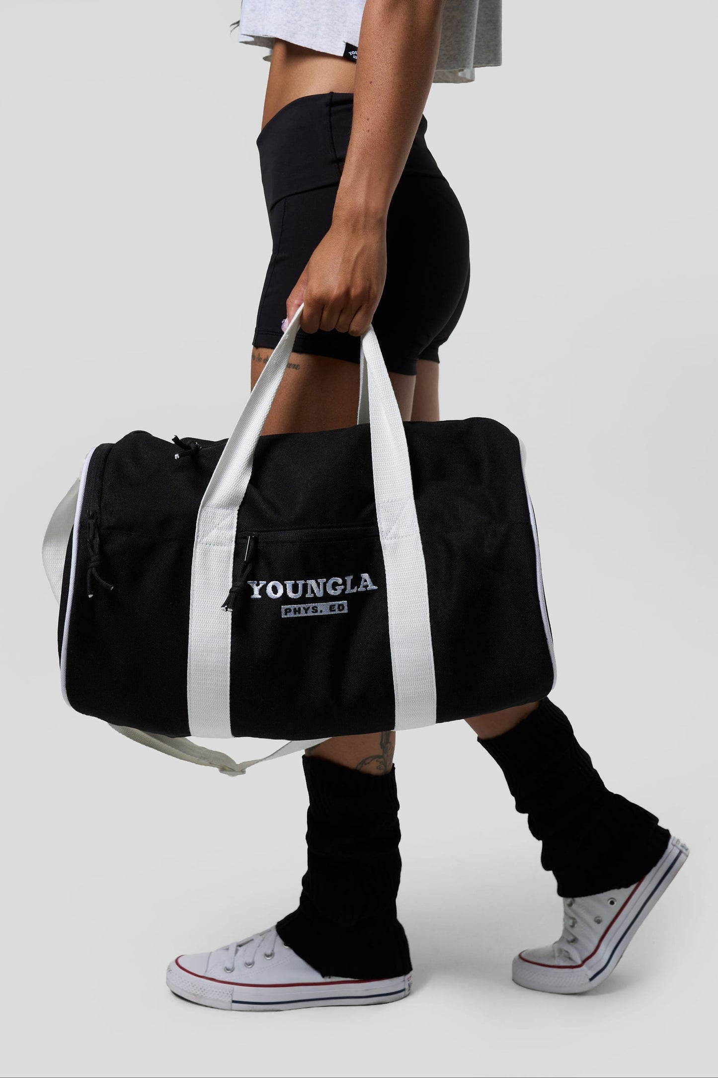 W6104 - Old School Duffel Bag - Black
