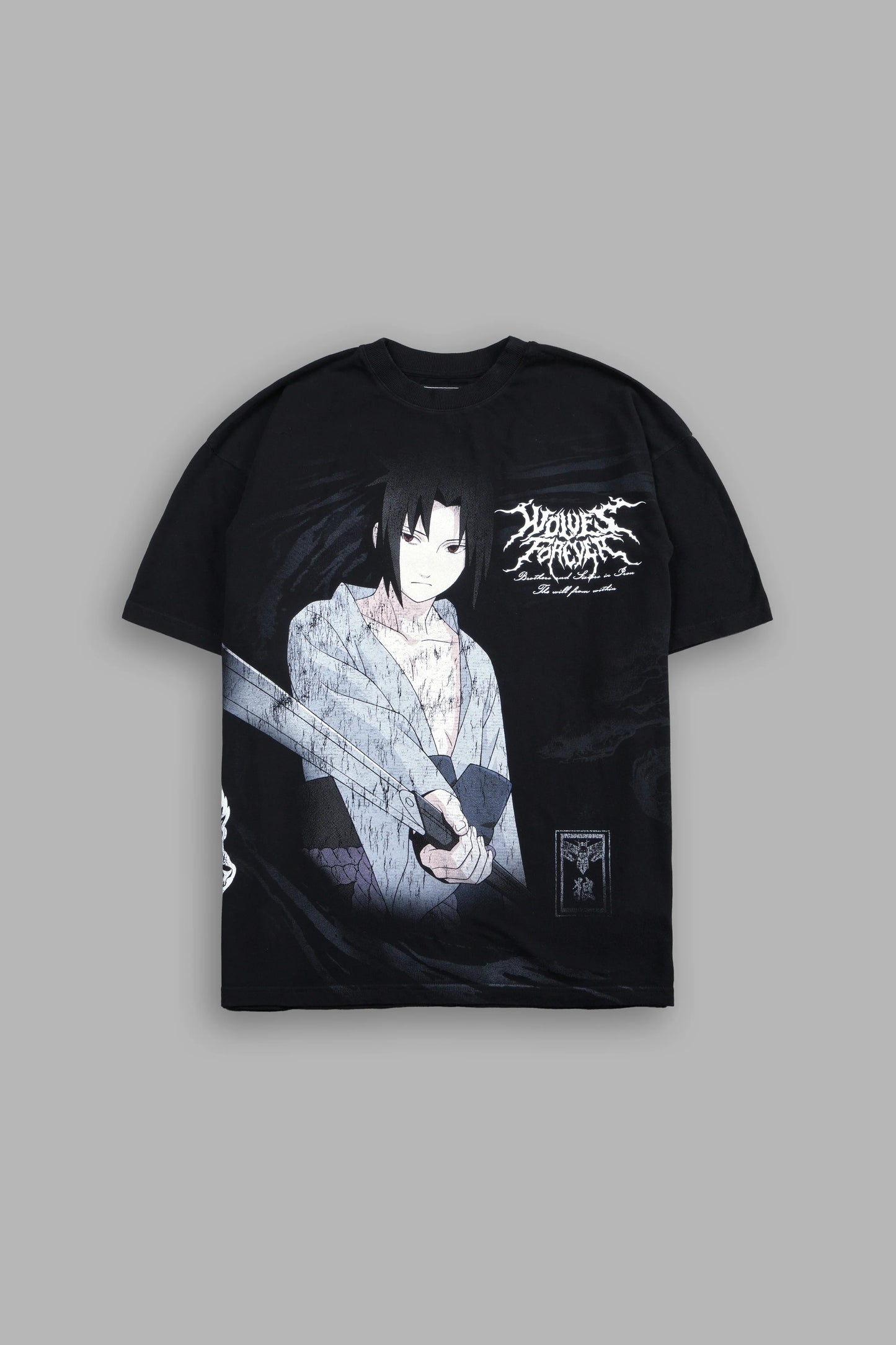 DS-0229 Rogue Sasuke “Side-by-Side” Series Premium Tee in Black