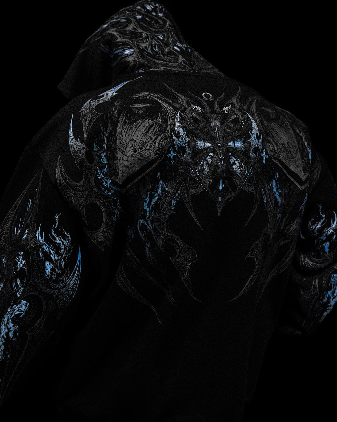 BD-0098 Berserker Oversized Zip-up Hoodie [PULSE]