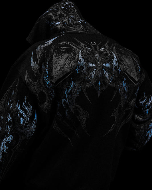 BD-0098 Berserker Oversized Zip-up Hoodie [PULSE]