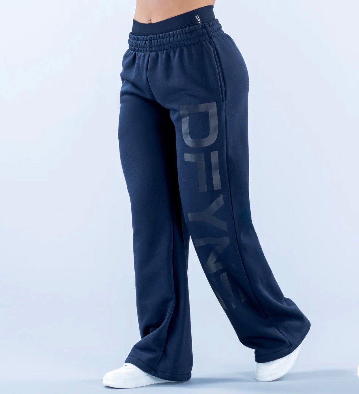 Signature Wide Leg Jogger Ink