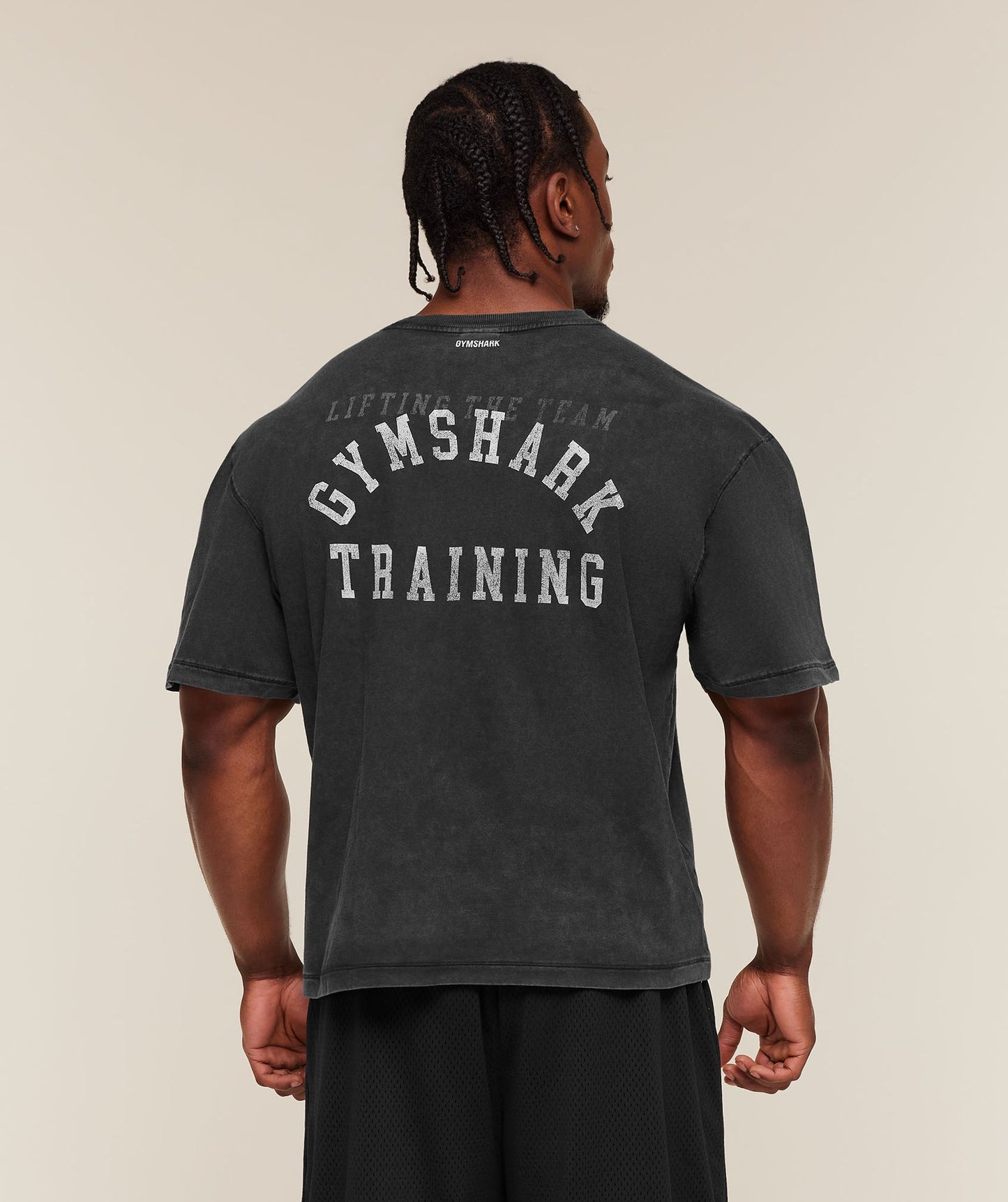 GS-0115 Retro Collegiate T-Shirt - Black