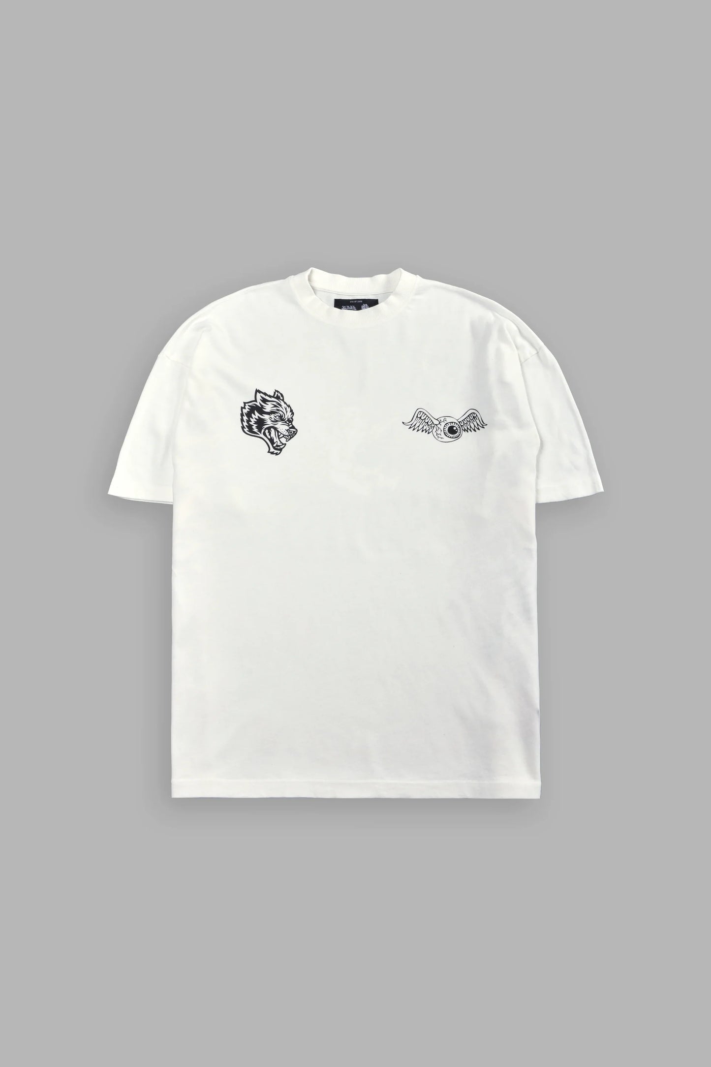DS/VD-0084 Kulture Klash Premium Oversized Tee in Cream