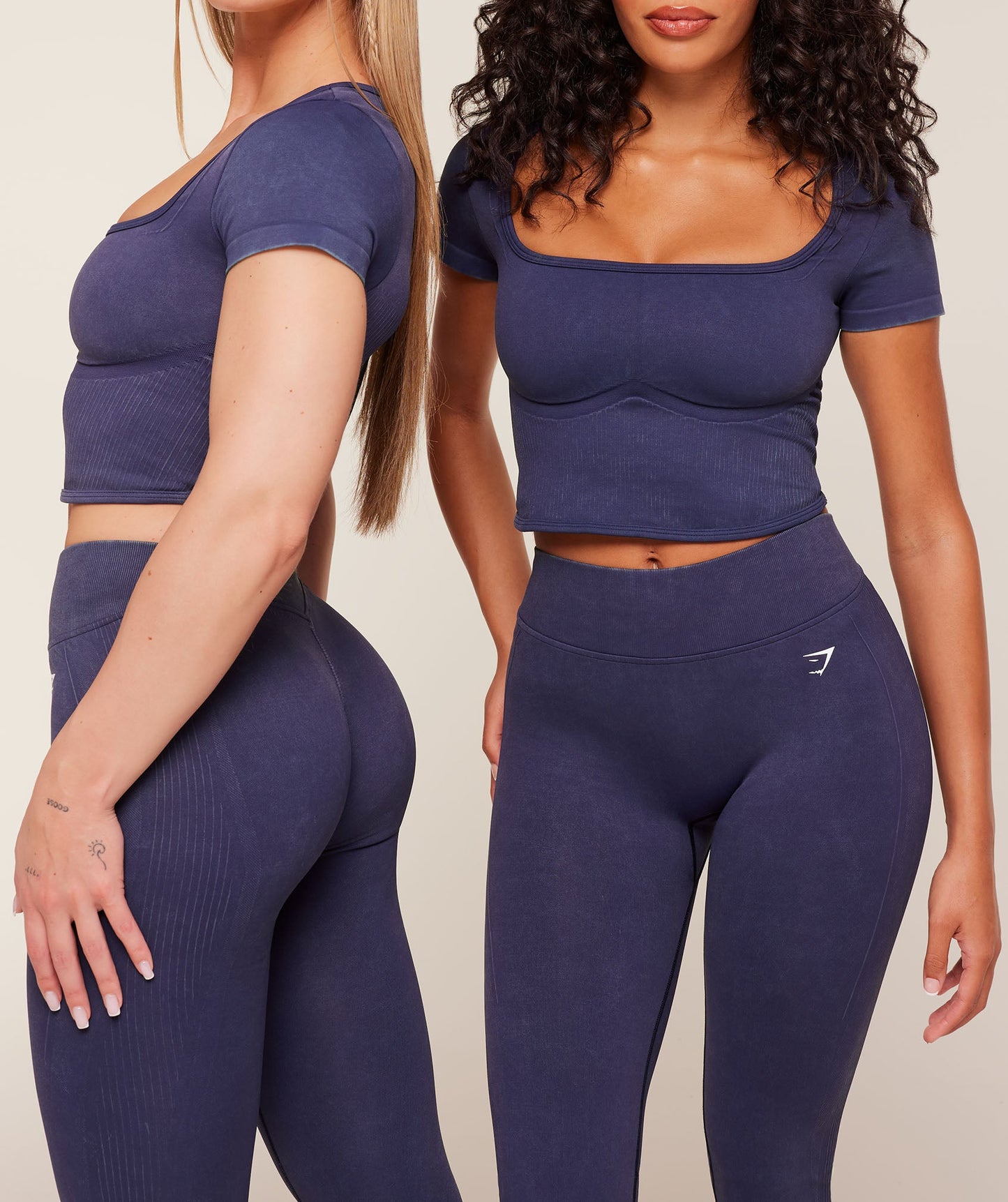 GSW-0127 Gymshark x Bratz Leggings - Indigo Purple/Wash