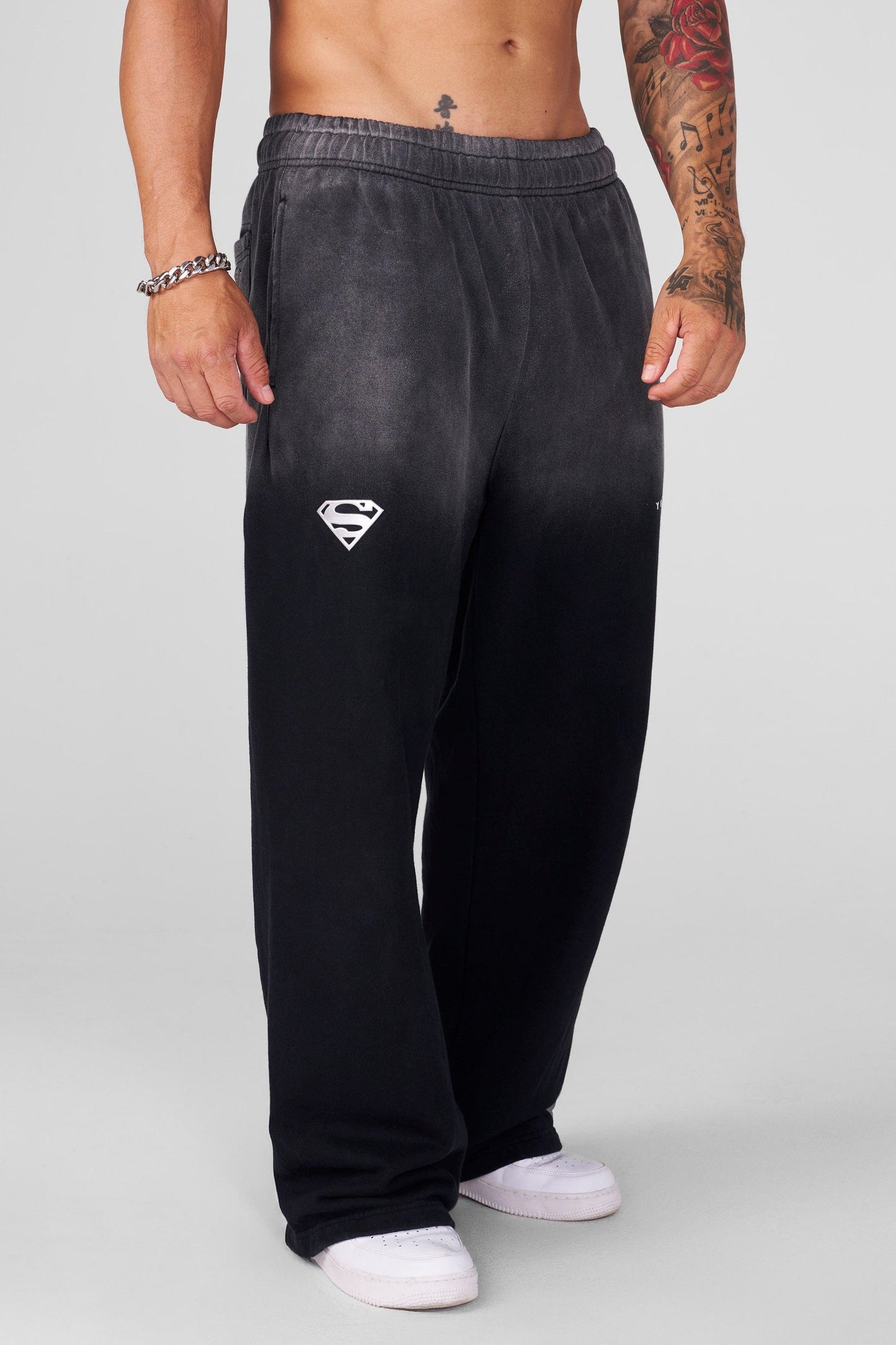 2032 - Superman Sweats - Black Wash