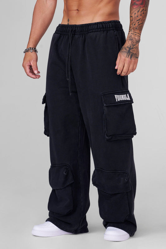 2033 - Heritage Cargo Sweats - Black