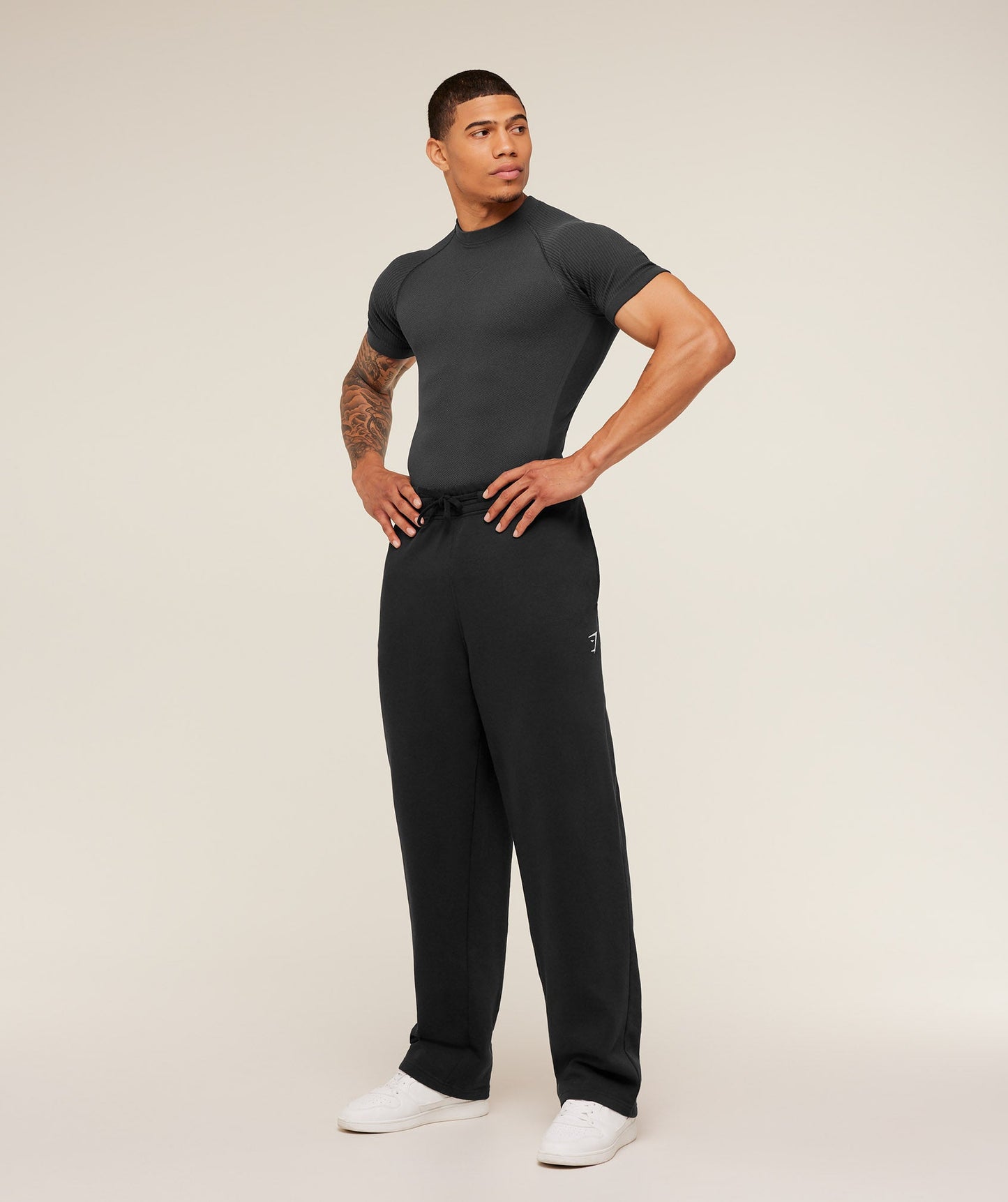 GS-0057 Physique T-Shirt - GS Onyx Grey/GS Black