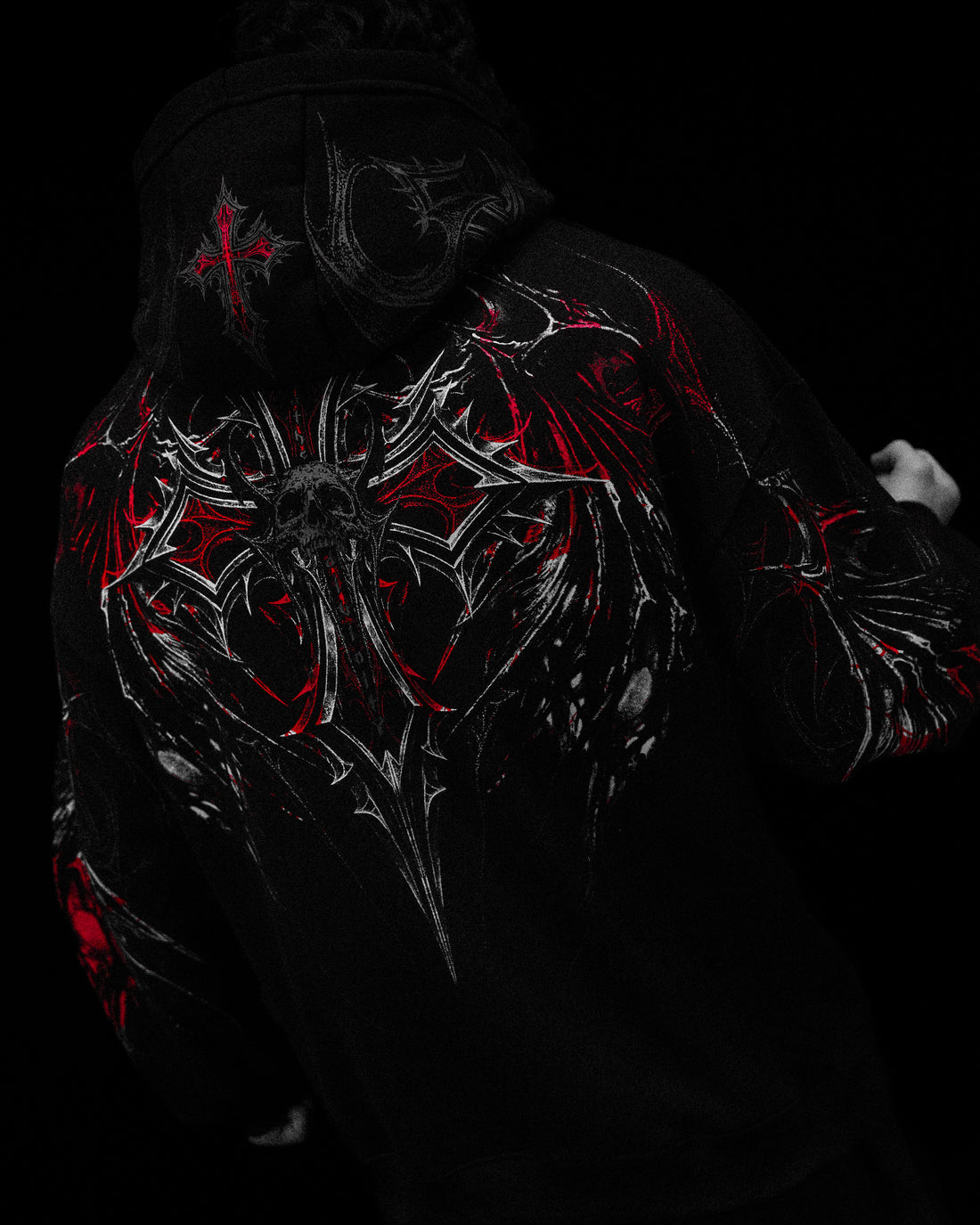 BD-0086 Nightfall Oversized Pullover Hoodie [NIGHTMARE]