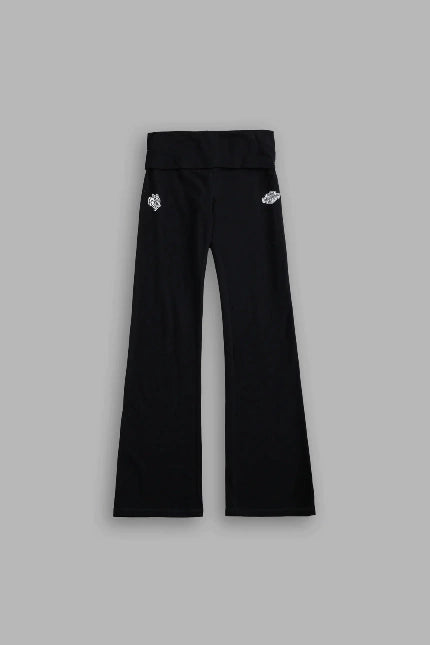 DSHE/HAR-0039 Harley-Davidson Wolves Romy Foldover Pants in Black