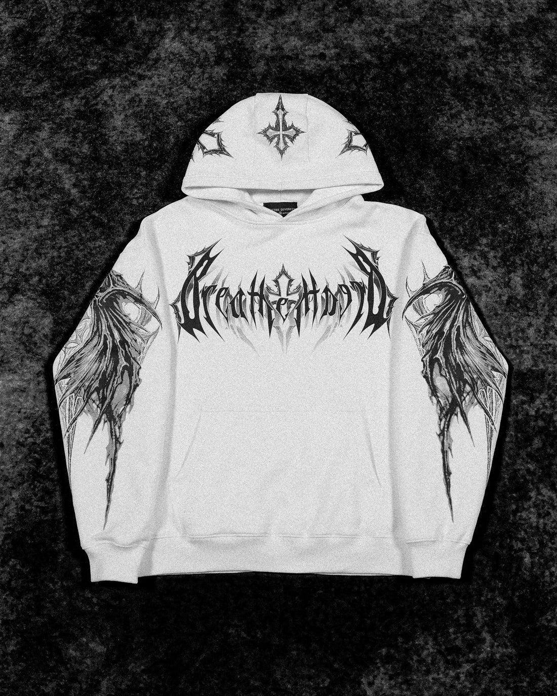 BD-0086 Nightfall Oversized Pullover Hoodie [DIVINE WHITE]