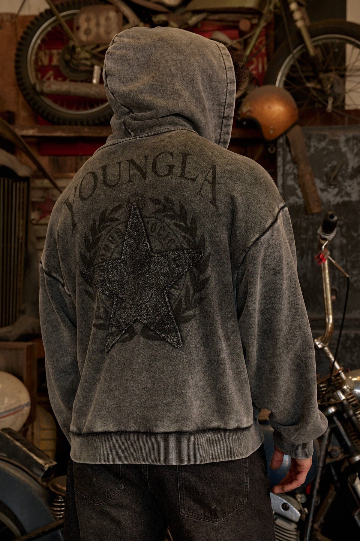 5149 - Star Crest Zip-Ups - Grey Wash