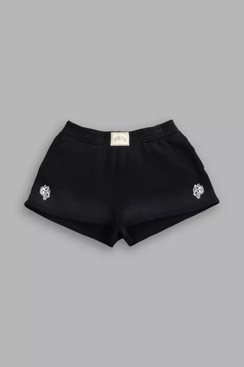 DSHE-0013 Darc Wandering Ellie Sweat Shorts in Black Drift Wash