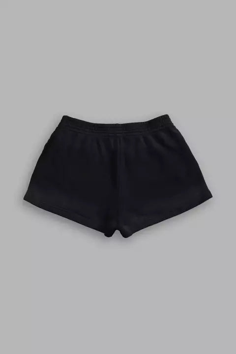 DSHE-0013 Darc Wandering Ellie Sweat Shorts in Black Drift Wash