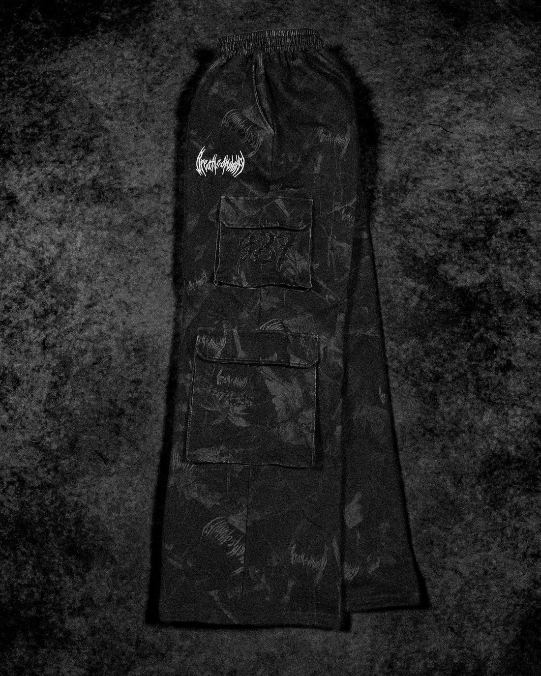 BD-0105 Camo Oversized Luxury Cargos [NIGHTSHADE CAMO]