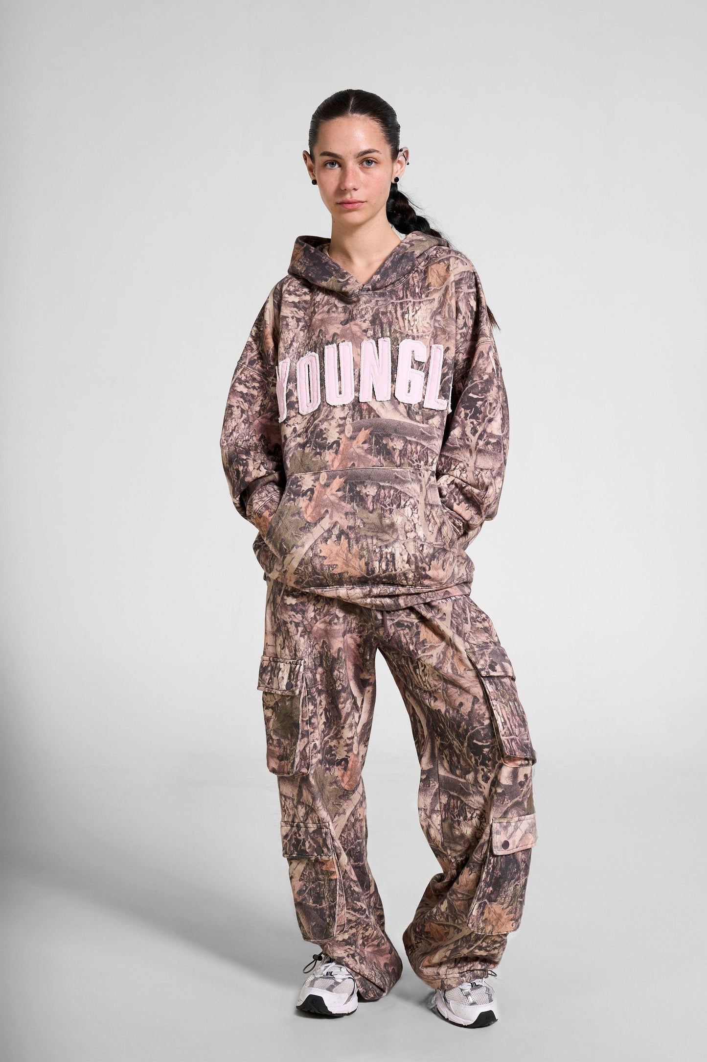 W551 - Hunting Season Hoodie - Green Camo