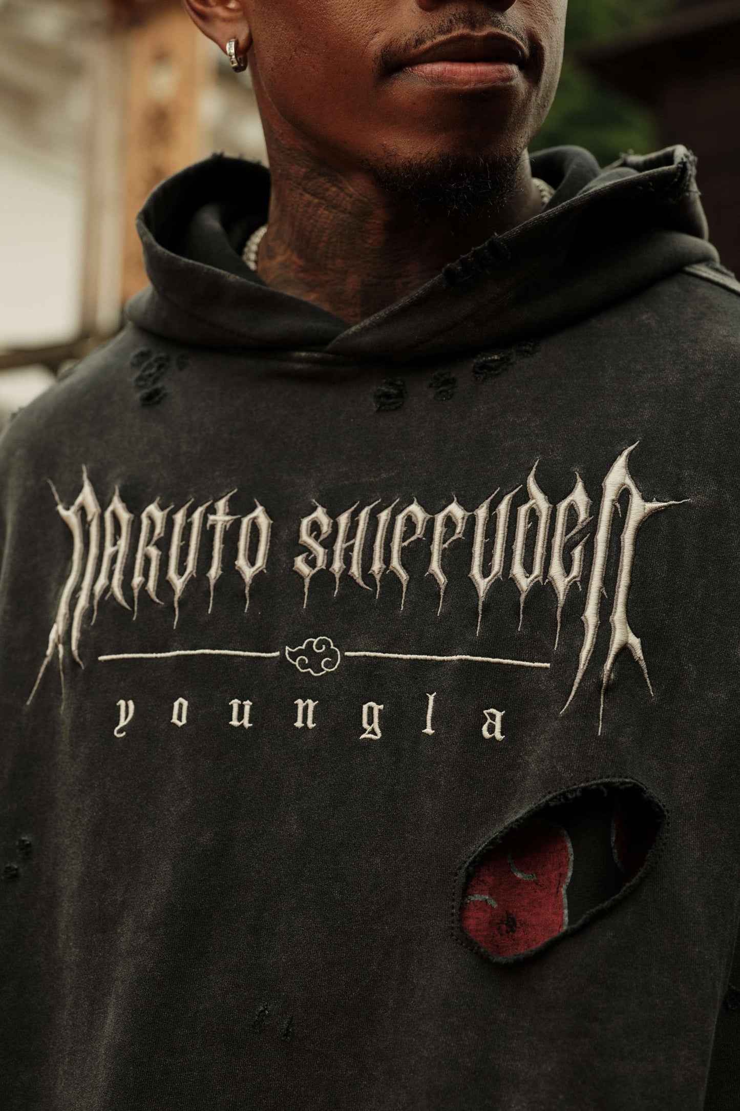 5073 - Naruto Peek Through Hoodies - Akatsuki