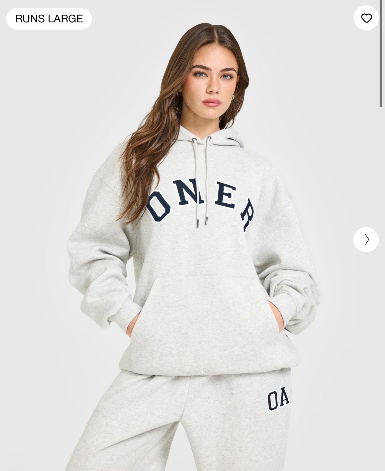 Foundations Oversized Oner Girlfriend Hoodie