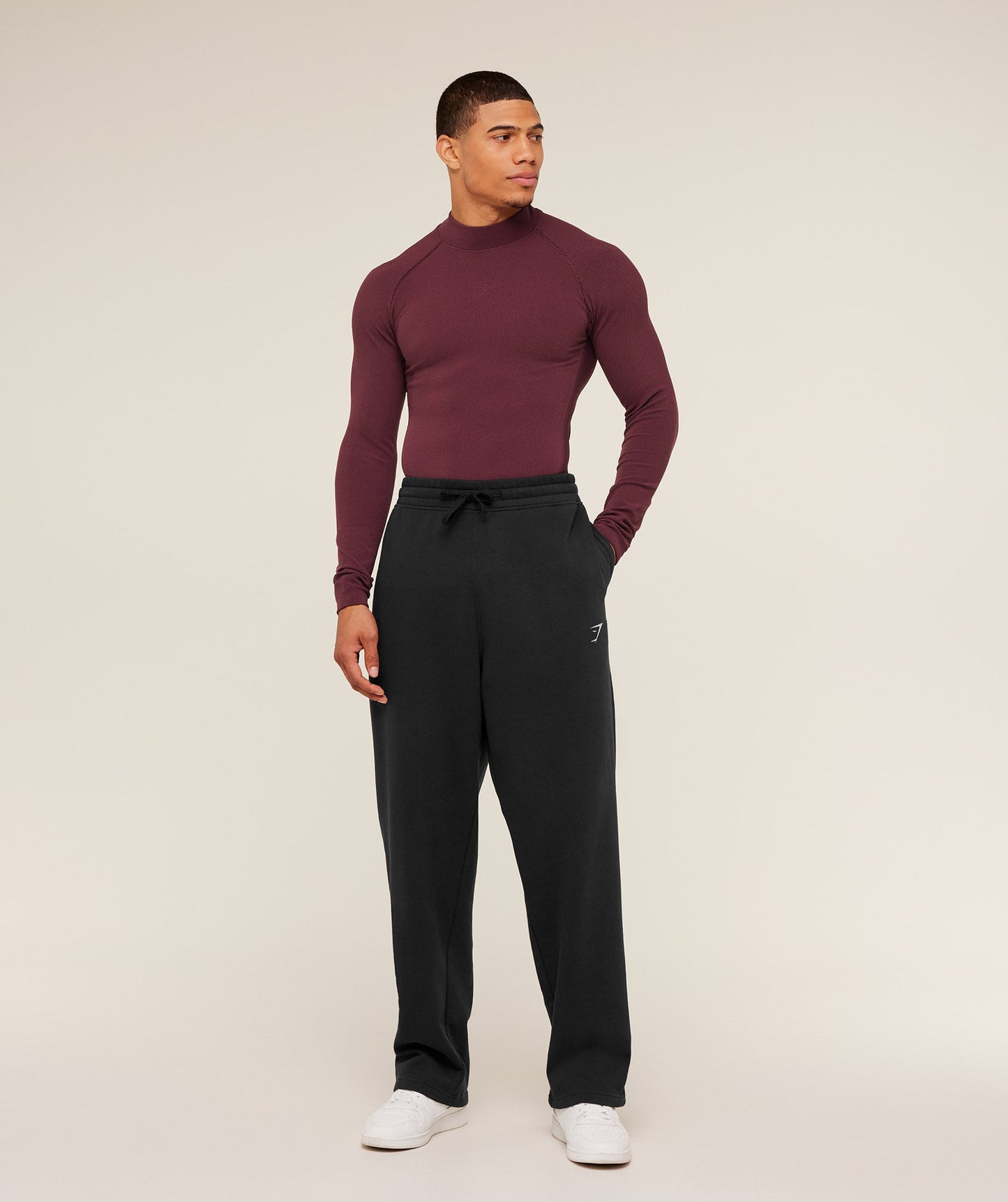 GS-0075 Physique Long Sleeve T-Shirt - GS Impact Burgundy/GS Cherry Purple