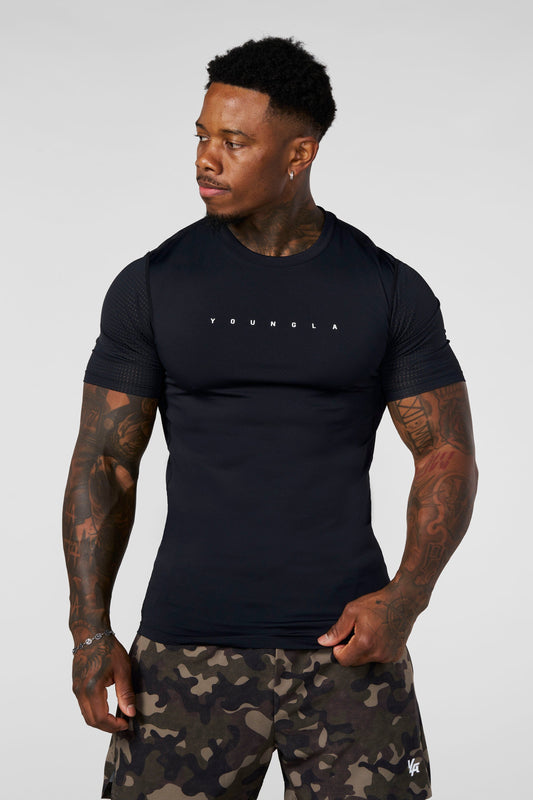 4083 - AirFlex Compression Tees - Black