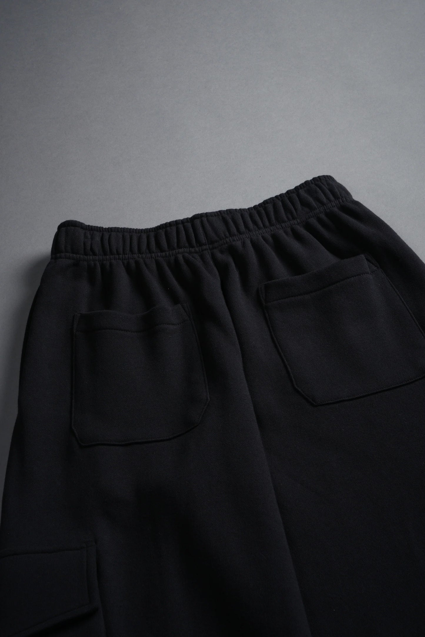 DSHE-0057 Faded Paisley Durst Cargo Sweats in Black