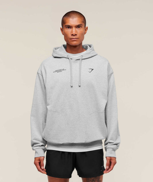 GS-0093 Conditioning Club Hoodie - Light Grey Core Marl