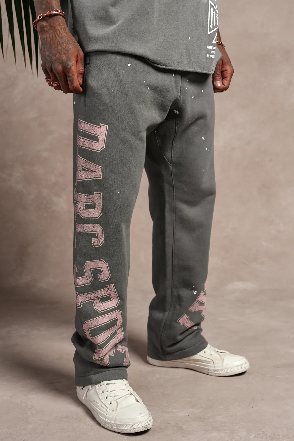 DS-0236 Darc Sport Athletic Club Bigelow Sweat Pants in Slate Gray