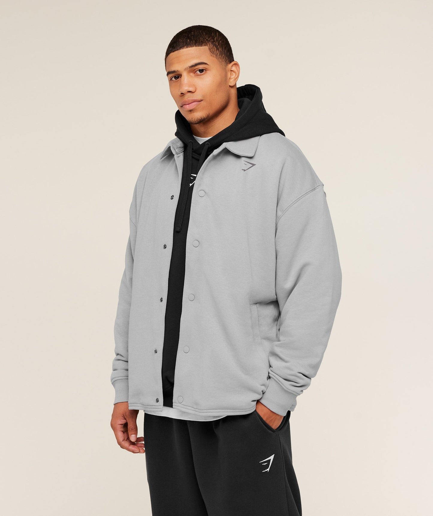 GS-0126 Power Coach Jacket - Smokey Grey